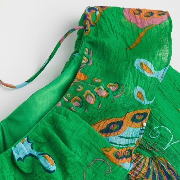 H&M Balloon Sleeve Dress Short New - Picture 6 of 7